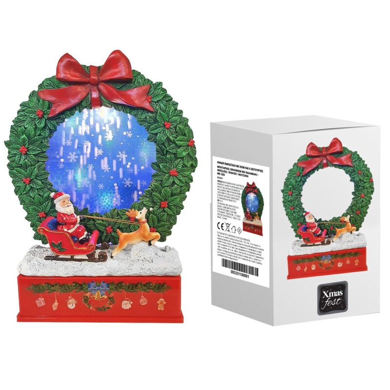 Στεφάνι με Χιόνι